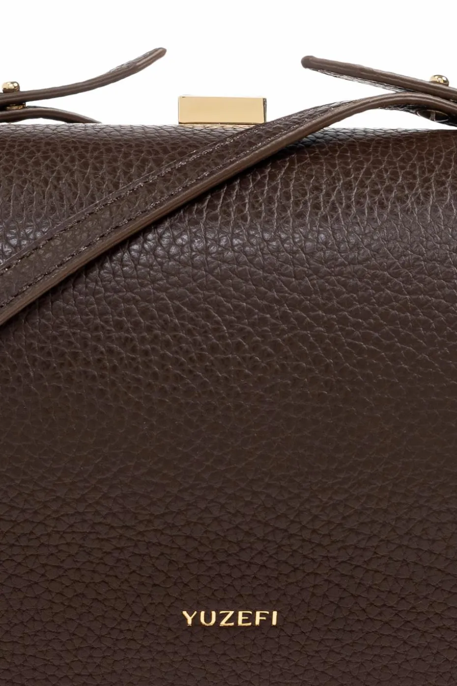 Yuzefi BROWN Shoulder bag "Oyster Mini"