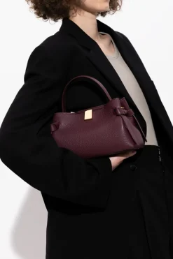 Yuzefi BURGUNDY Handbag `Gyoza Mini`