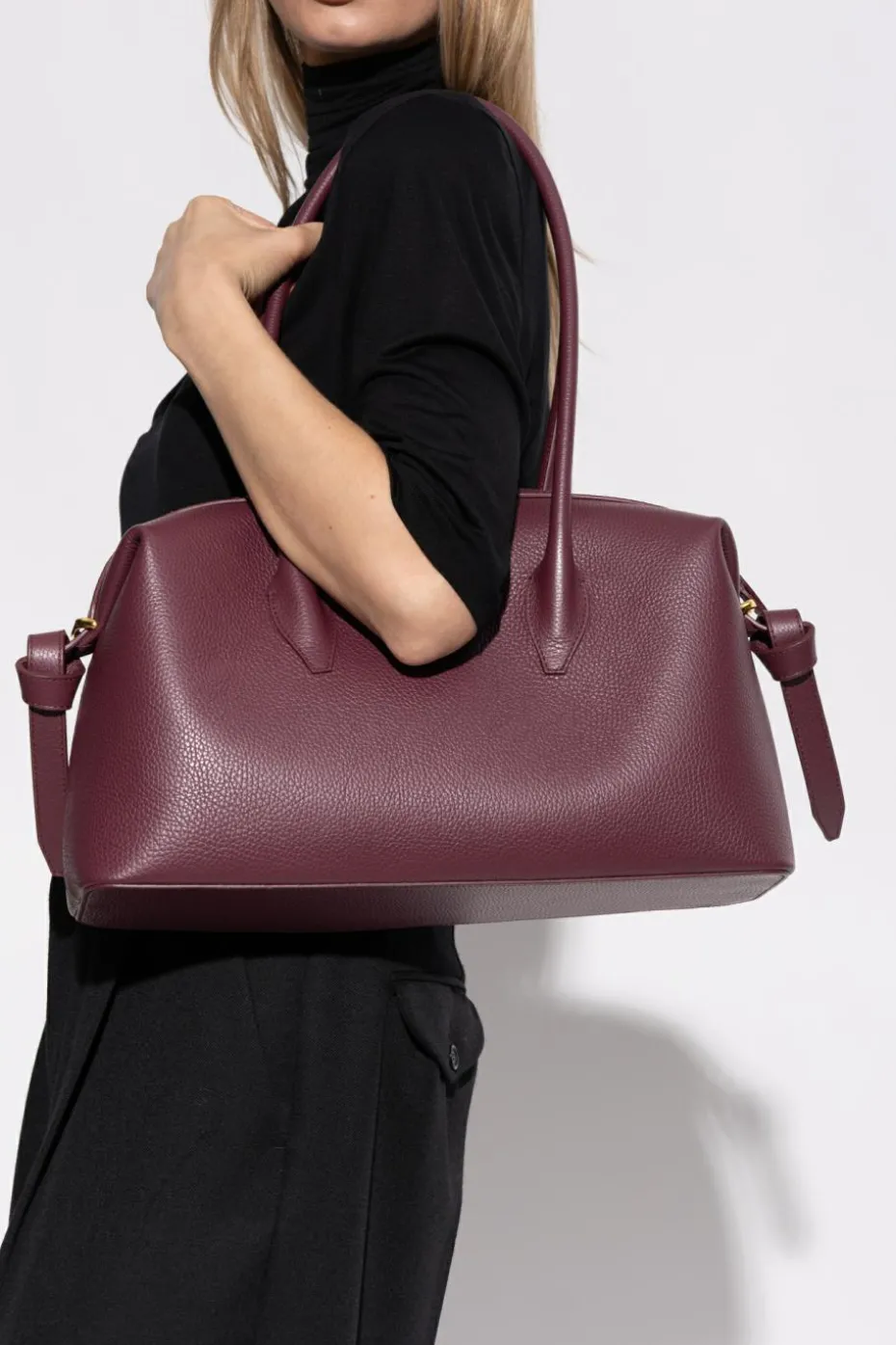 Yuzefi BURGUNDY Shoulder bag "Brioche"