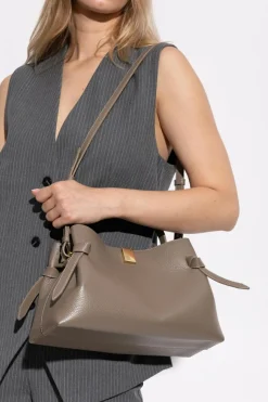 Yuzefi GREY Handbag `Gyoza`