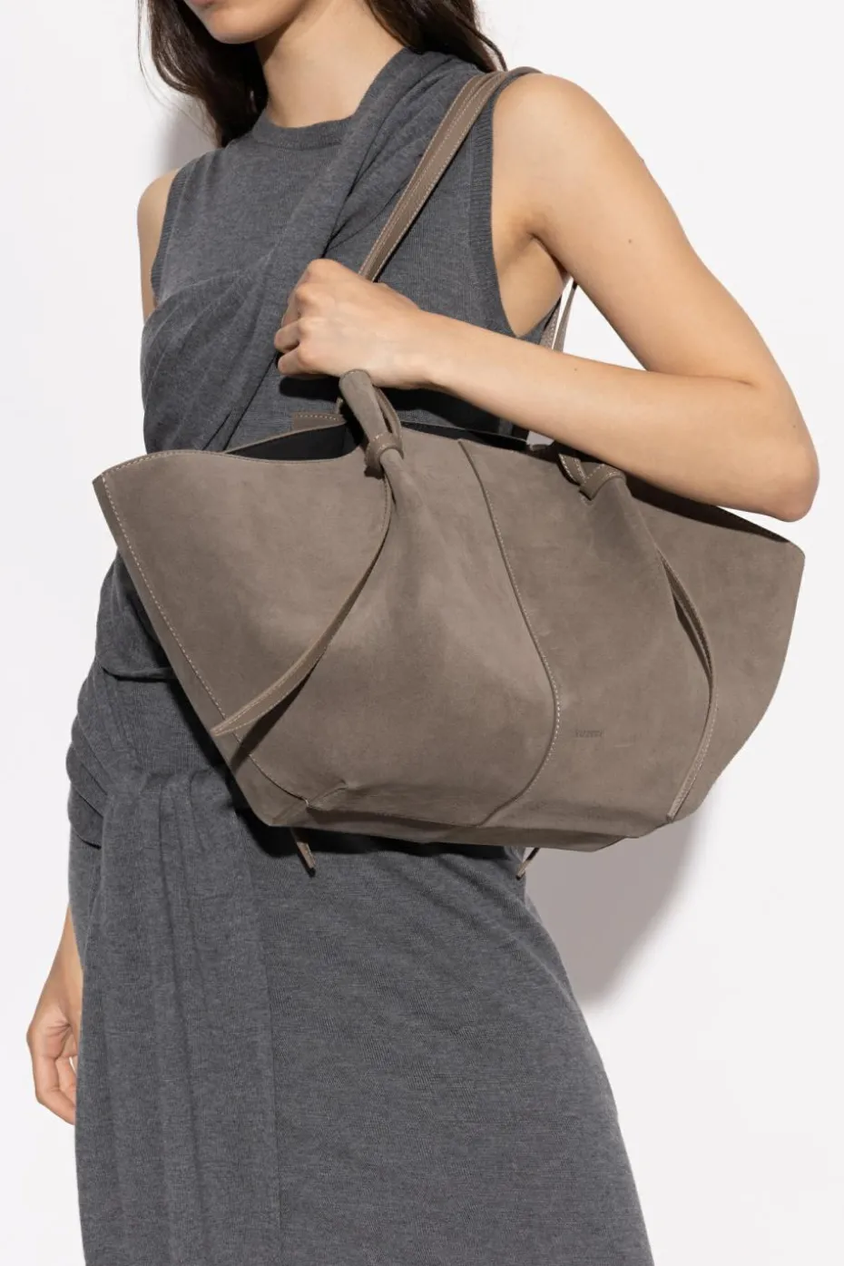 Yuzefi GREY "Mochi Large" shopper bag