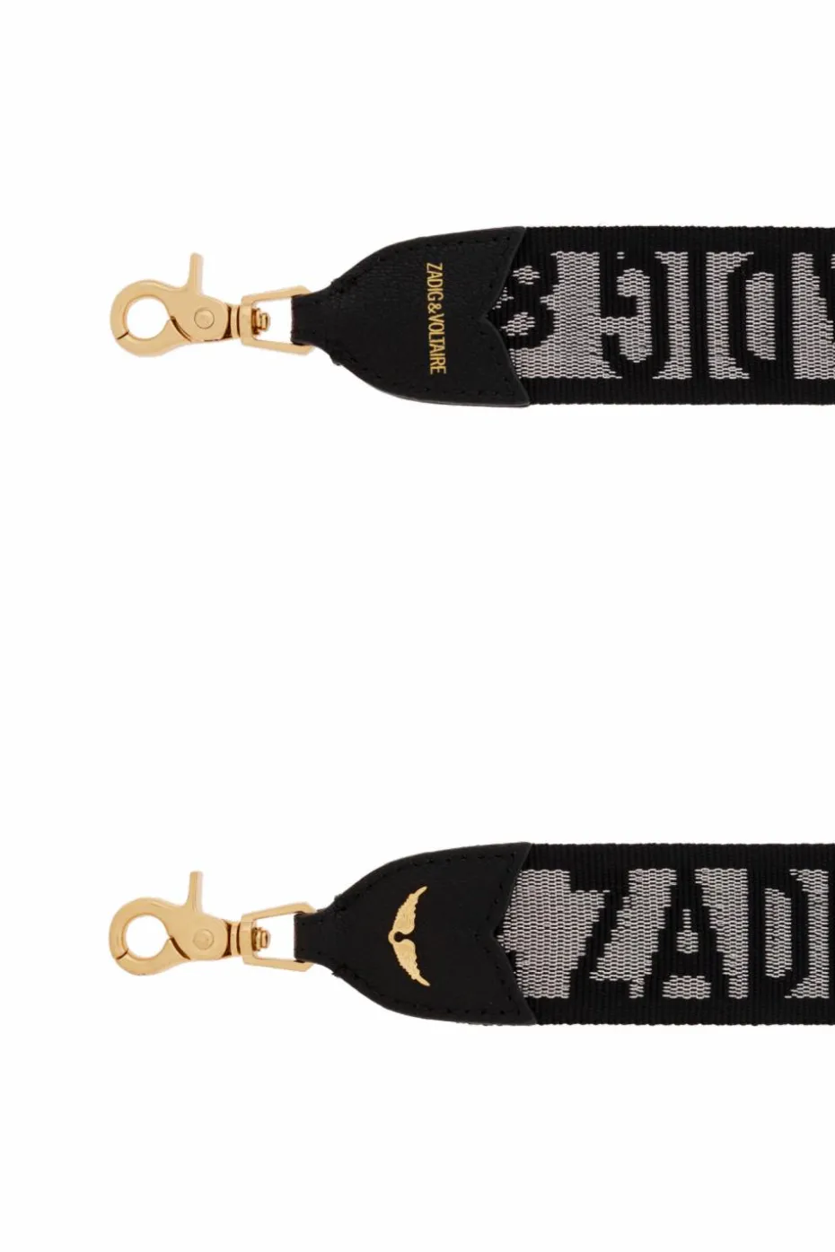 Zadig & Voltaire BLACK Adjustable bag strap
