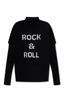 Zadig & Voltaire BLACK āAlmaā wool sweater