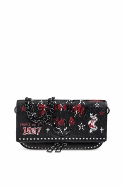 Zadig & Voltaire BLACK Clutch "Rock Nano"