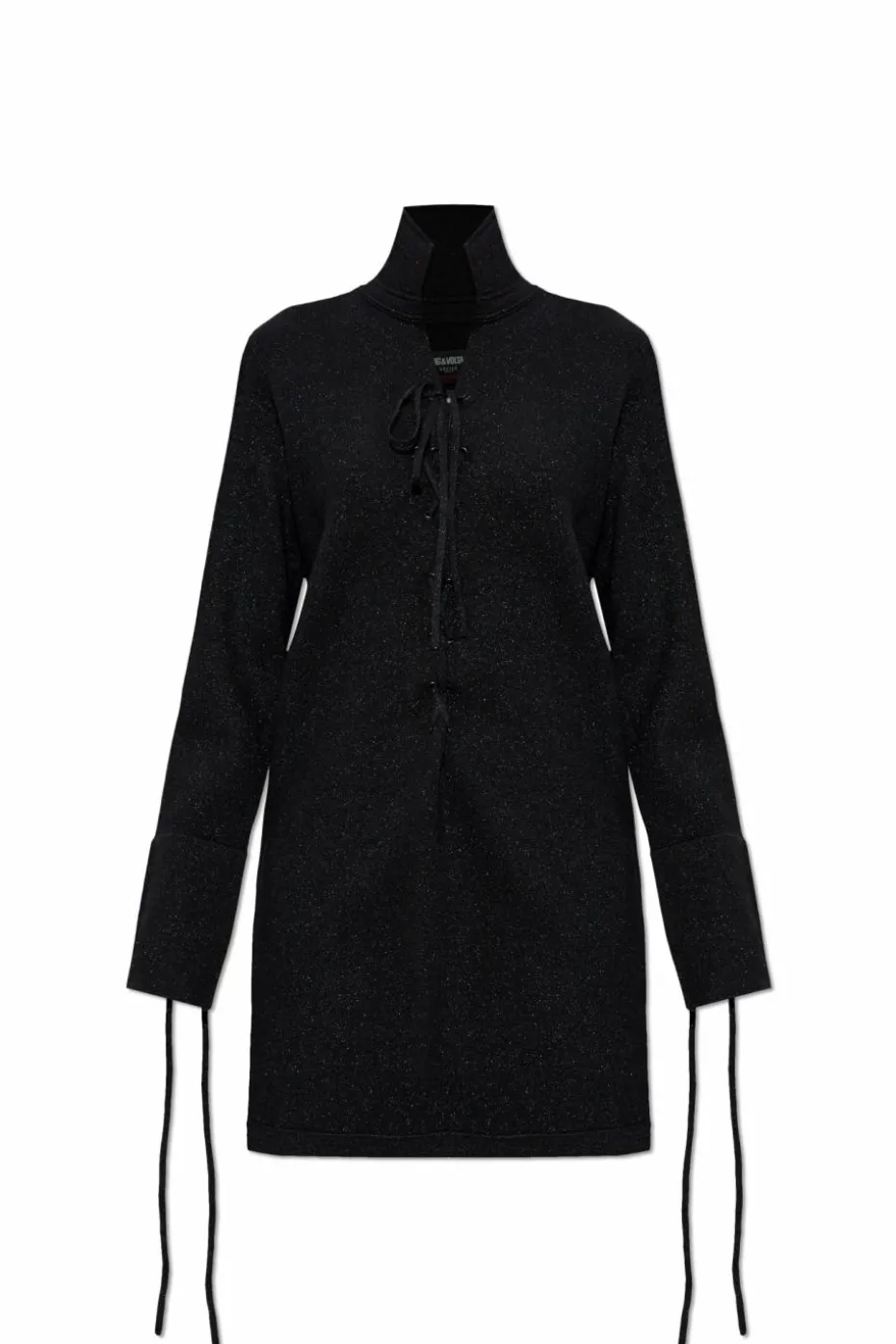 Zadig & Voltaire BLACK Dress with metallic thread