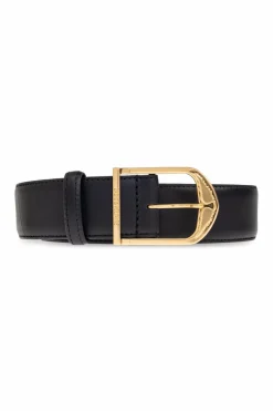 Zadig & Voltaire BLACK Leather belt `Rise`