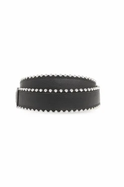 Zadig & Voltaire BLACK Leather bag strap