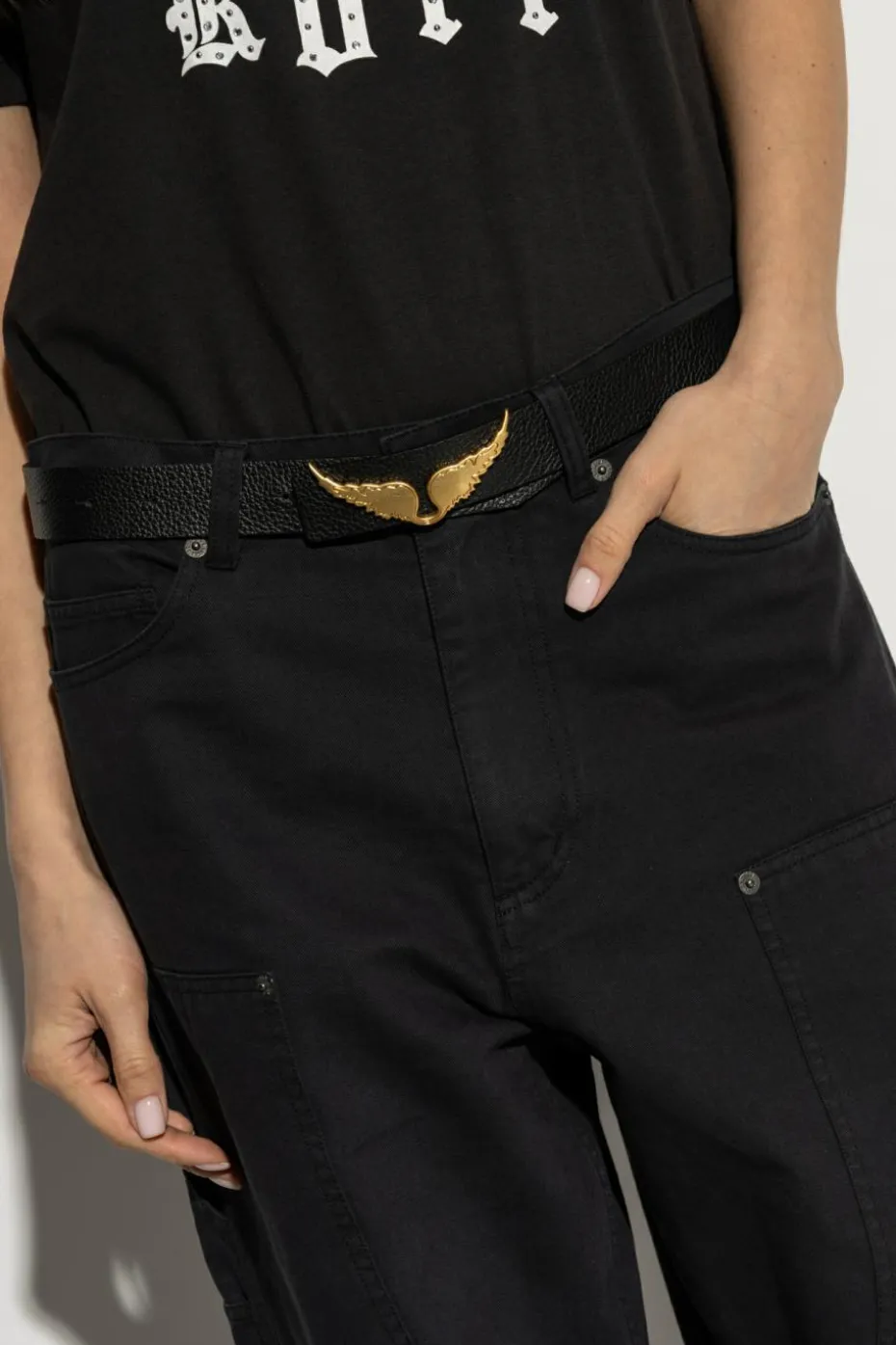 Zadig & Voltaire BLACK Reversible belt