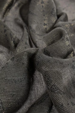 Zadig & Voltaire BLACK Scarf with lurex thread