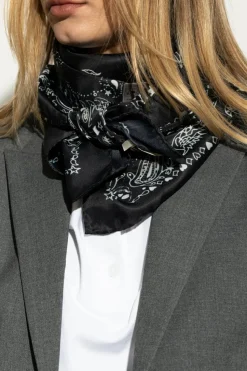 Zadig & Voltaire BLACK Scarf "Debbie"