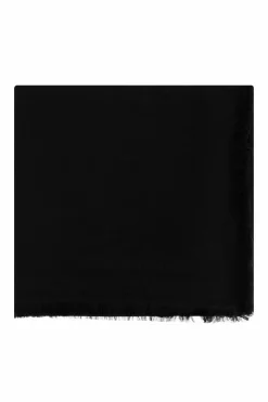 Zadig & Voltaire BLACK Scarf with monogram ‘Glenn’