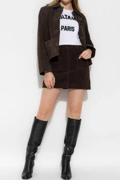 Zadig & Voltaire BLACK Skirt "Jaime"