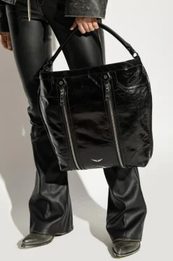 Zadig & Voltaire BLACK ‘Sunny’ shopper bag