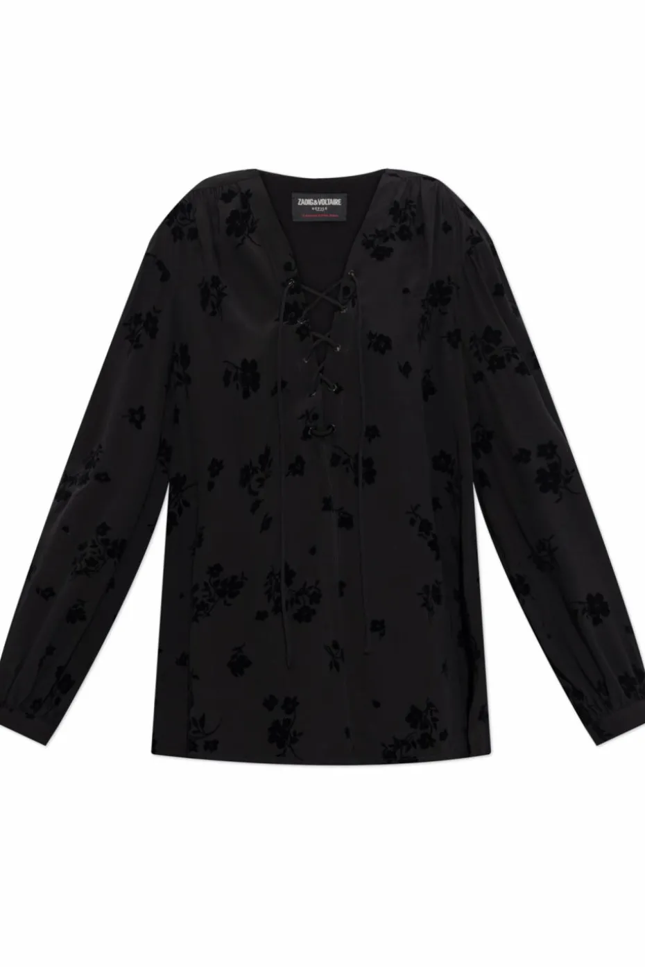 Zadig & Voltaire BLACK Top "Tamela"