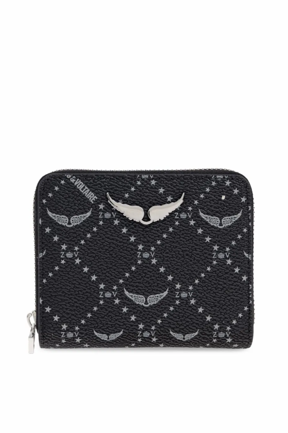 Zadig & Voltaire BLACK Wallet with logo