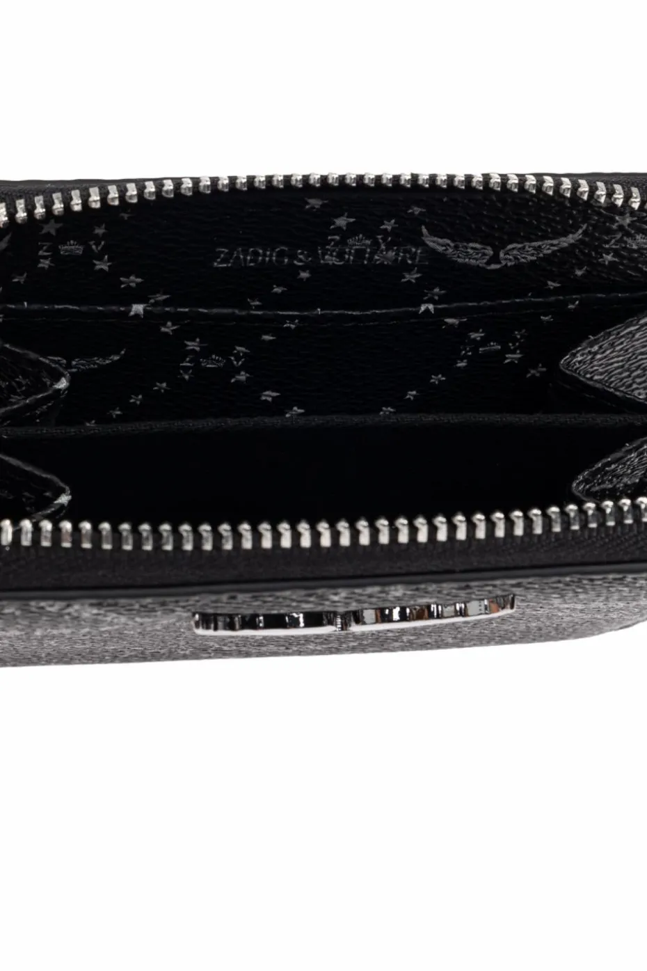 Zadig & Voltaire BLACK Wallet with logo