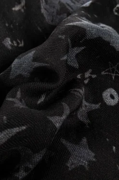 Zadig & Voltaire BLACK Woolen scarf