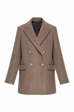 Zadig & Voltaire BROWN Short coat `Miew`