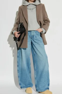Zadig & Voltaire BROWN Short coat `Miew`