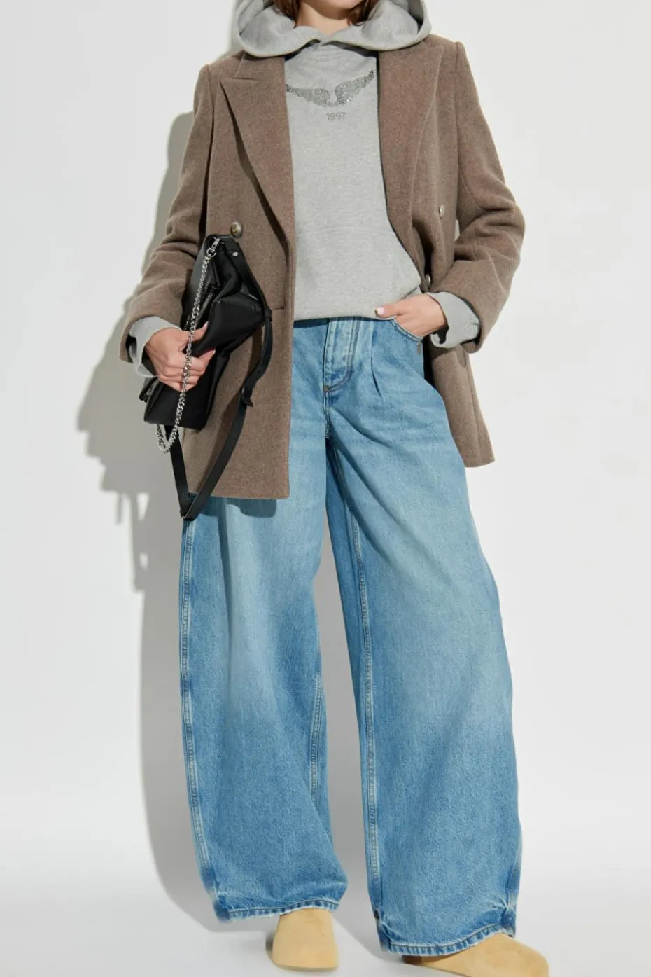 Zadig & Voltaire BROWN Short coat `Miew`
