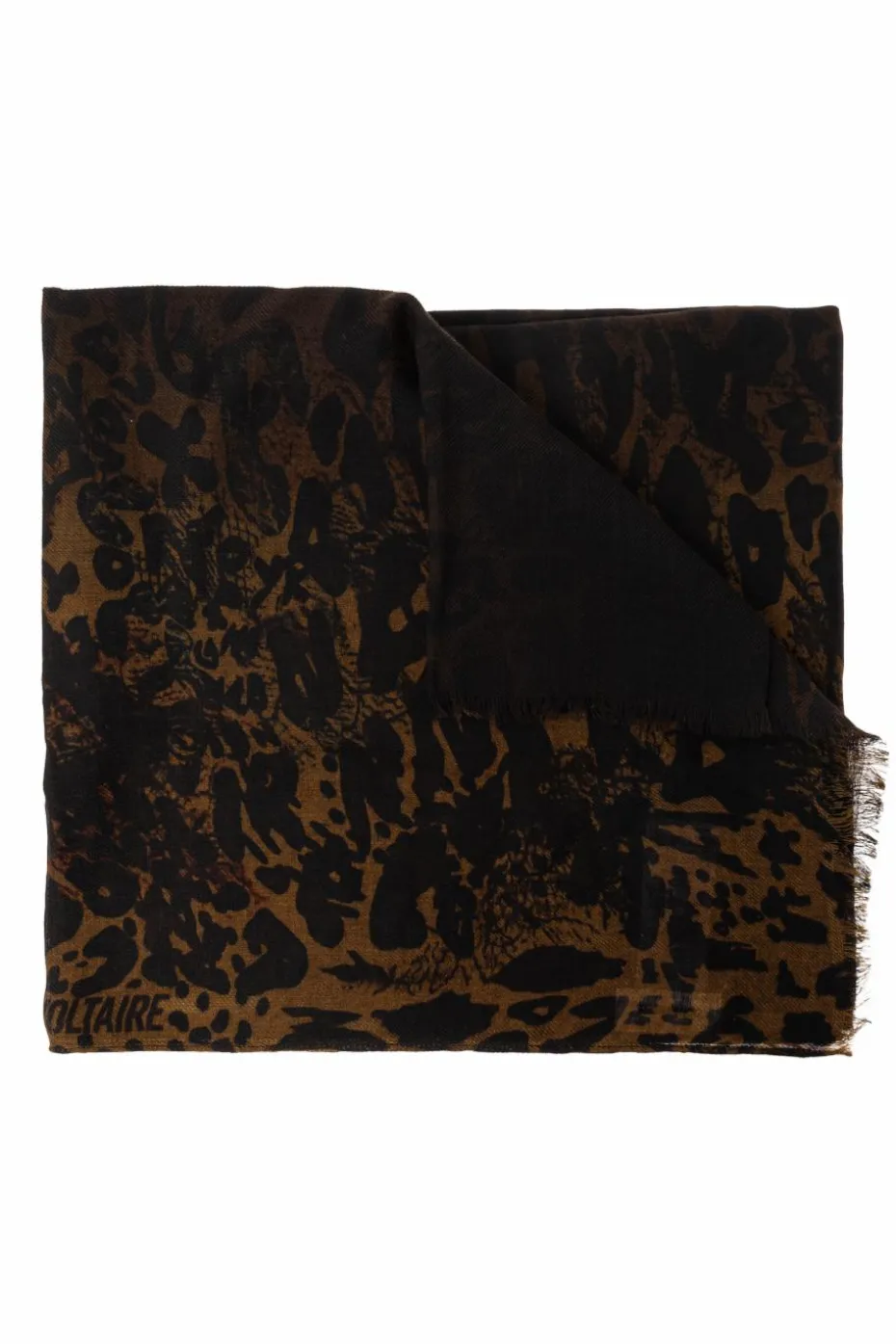 Zadig & Voltaire BROWN Wool scarf Judy