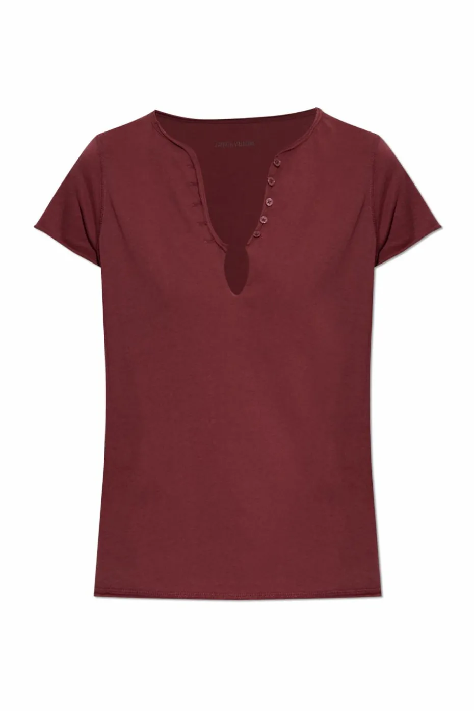 Zadig & Voltaire BURGUNDY Top "Tuni"