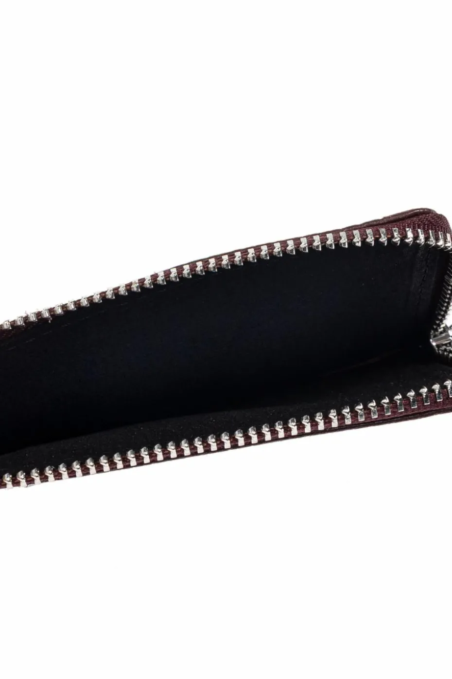 Zadig & Voltaire BURGUNDY Leather card holder