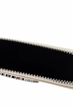 Zadig & Voltaire cream Card case with print