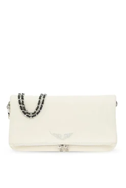 Zadig & Voltaire cream āRockā shoulder bag
