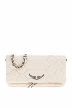 Zadig & Voltaire cream Shoulder bag "Rock"