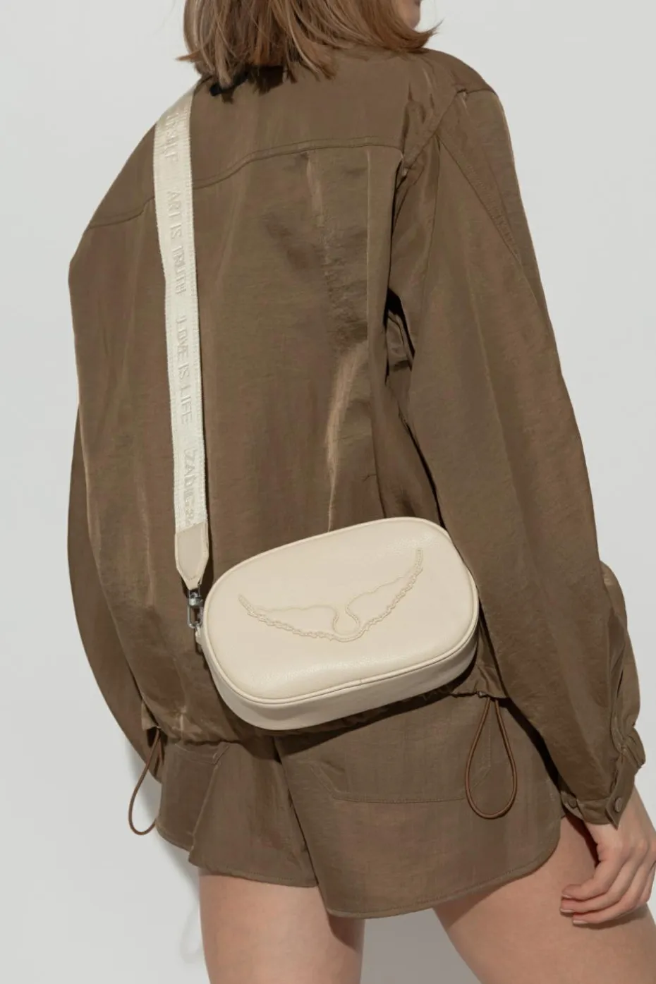 Zadig & Voltaire cream Shoulder bag Rock With You