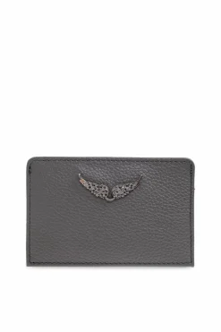 Zadig & Voltaire GREY Leather card holder