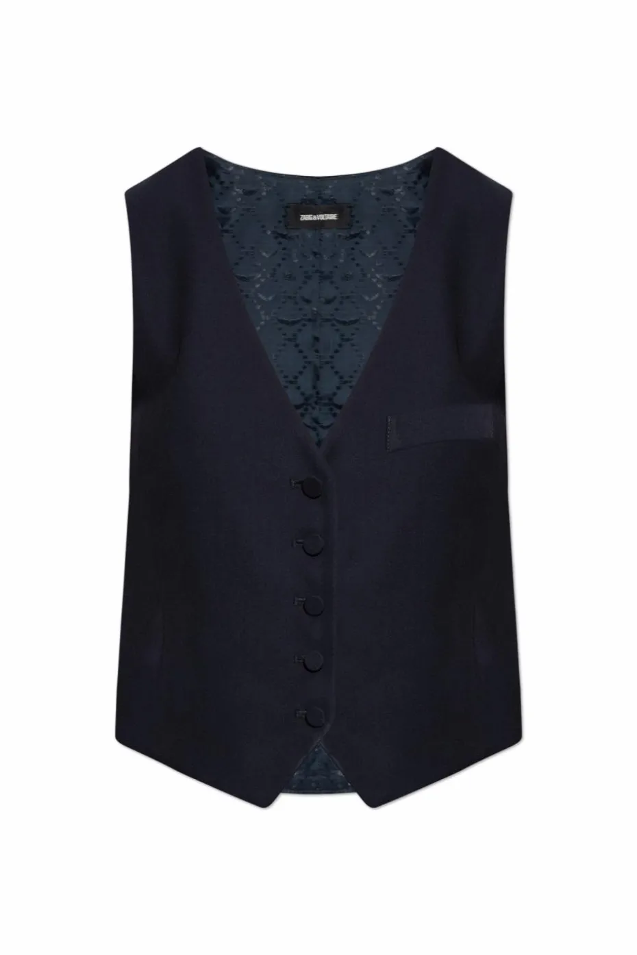 Zadig & Voltaire NAVY BLUE Vest ‘Emaux’