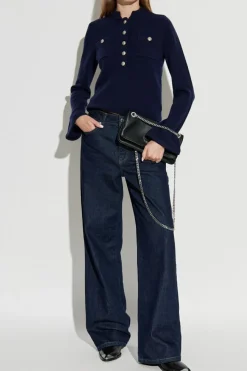 Zadig & Voltaire NAVY BLUE Wool sweater