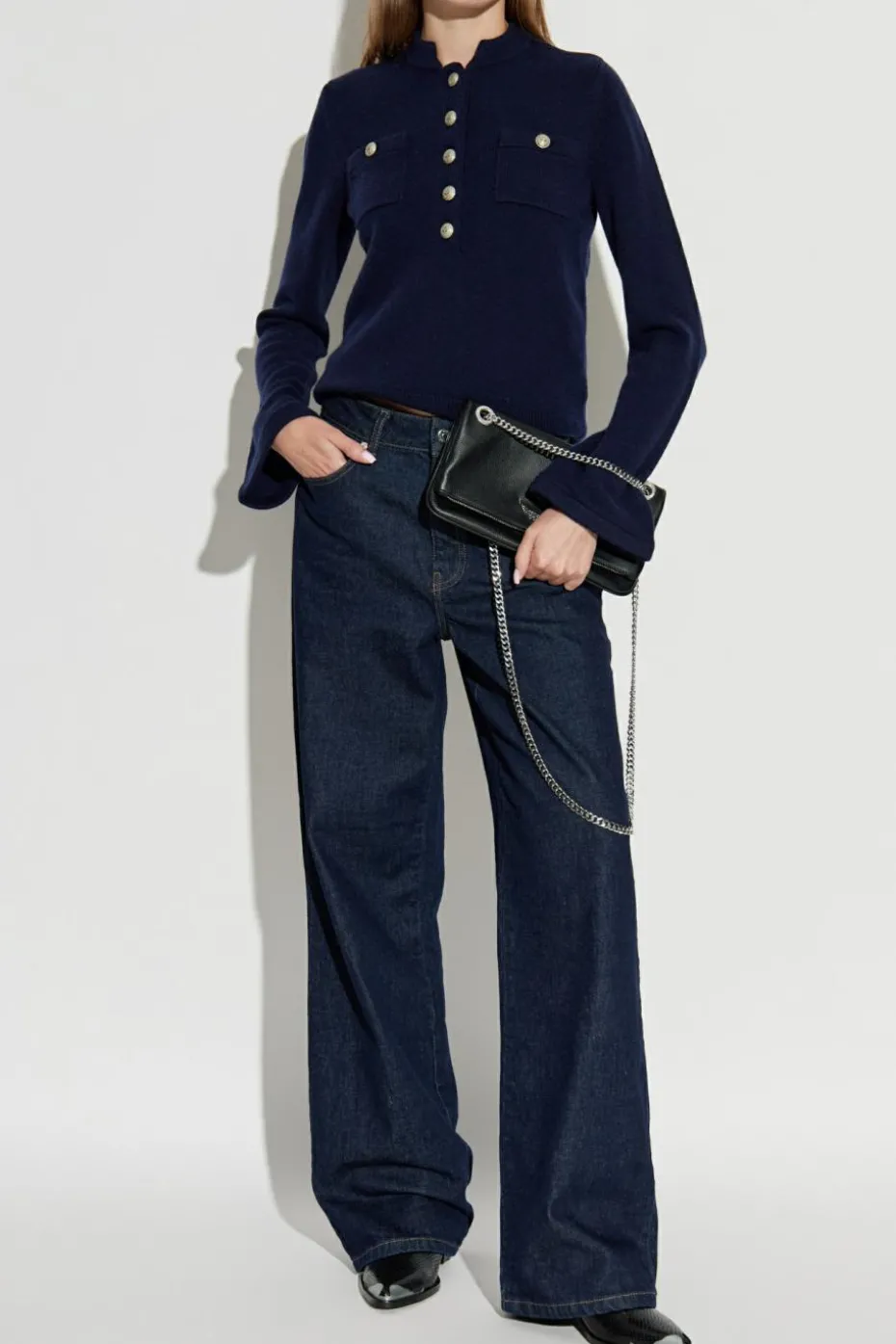 Zadig & Voltaire NAVY BLUE Wool sweater