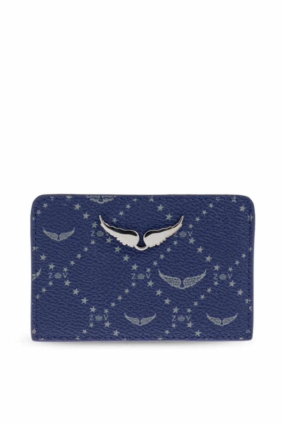 Zadig & Voltaire NAVY BLUE Leather card holder