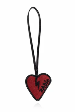 Zadig & Voltaire RED Leather keychain
