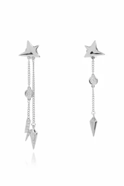 Zadig & Voltaire SILVER Brass earrings