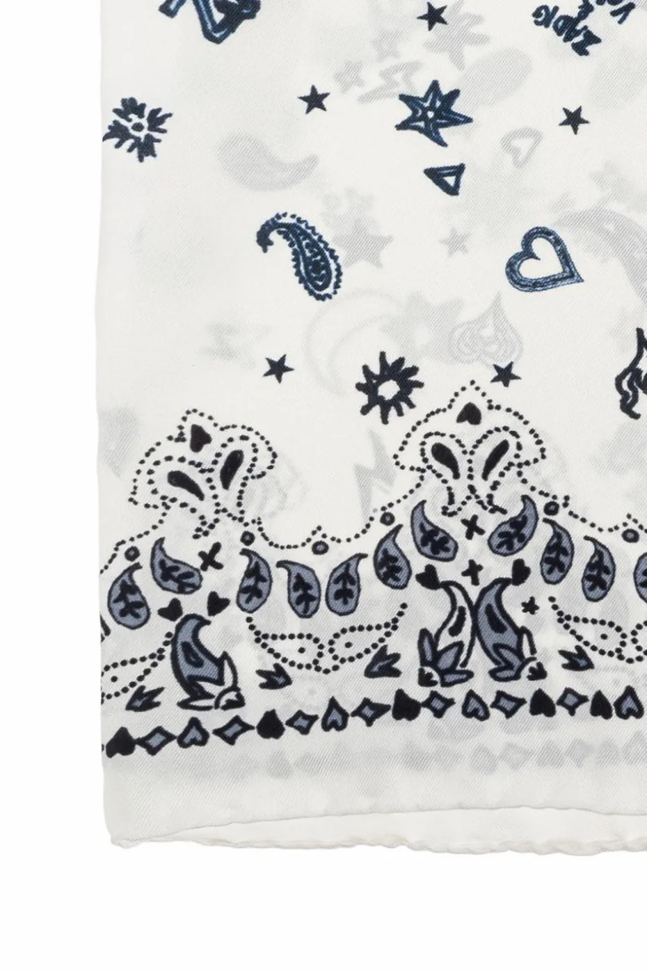 Zadig & Voltaire WHITE Scarf "Debbie"