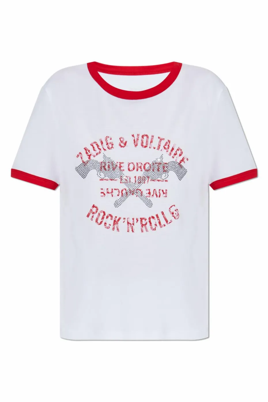 Zadig & Voltaire WHITE T-shirt 'Woos'